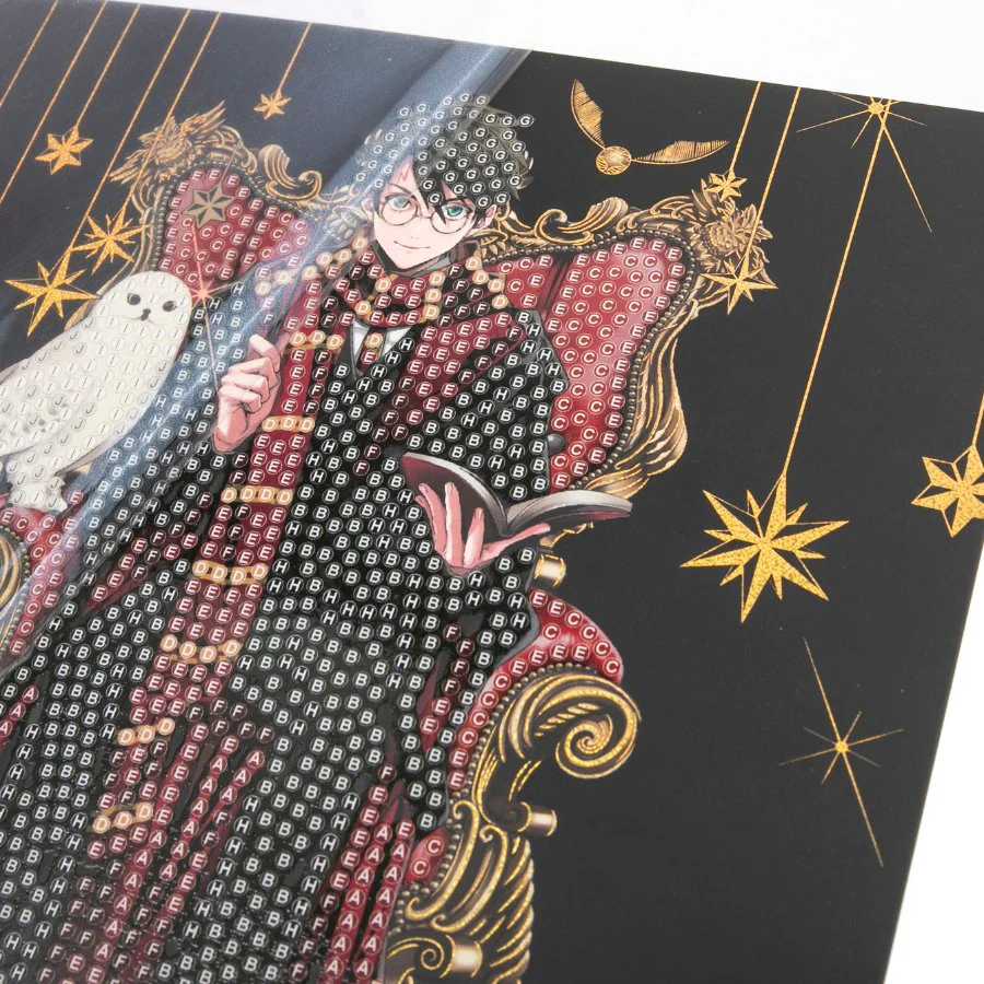 "Harry & Hedwig" Harry Potter Crystal Art Card - Image 5