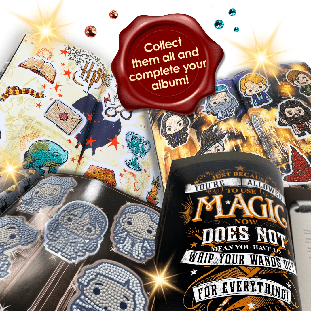 Harry Potter Crystal Art Sticker Album - Starter Pack - Image 3