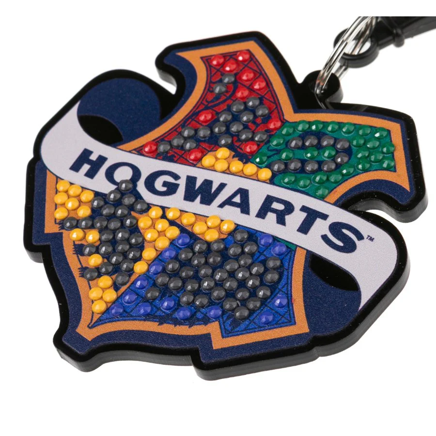 "Hogwarts Badge" Crystal Art Bag Charm Kit Harry Potter - Image 4
