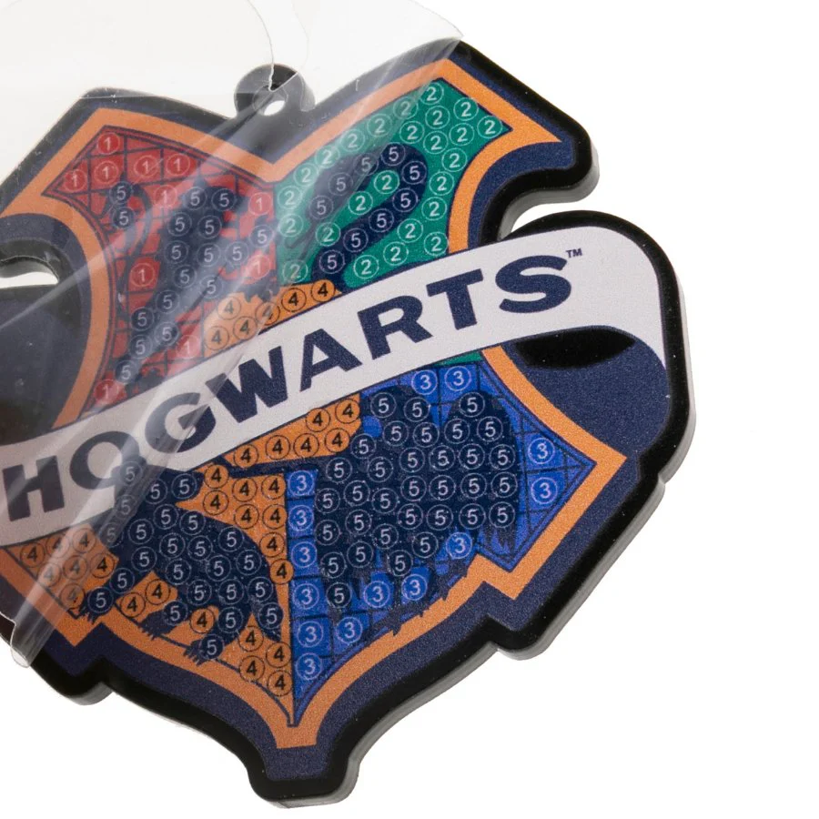"Hogwarts Badge" Crystal Art Bag Charm Kit Harry Potter - Image 5