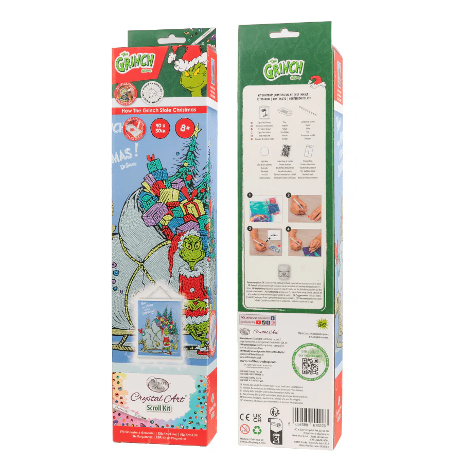 How The Grinch Stole Christmas Crystal Art Scroll Kit 40x50cm - Image 9