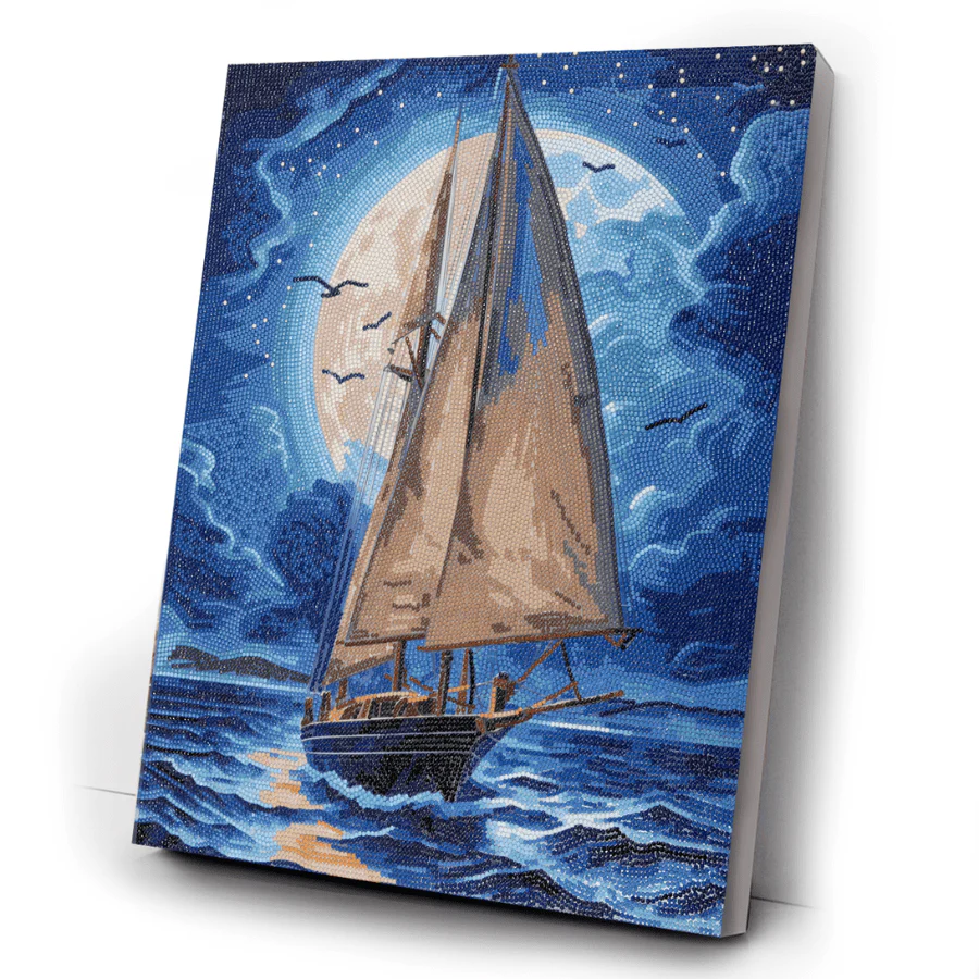 "In The Sunset" Crystal Art Canvas Kit 40x50cm - Image 6