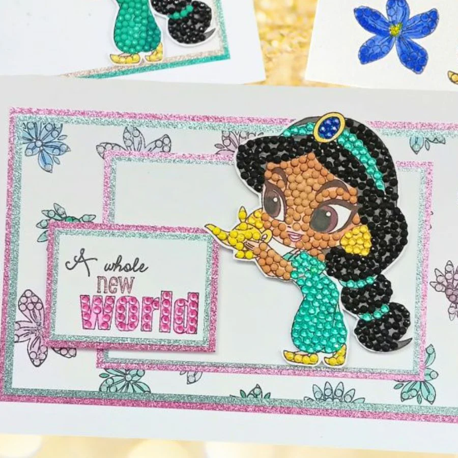 "Jasmine" Crystal Art A6 Stamp Set - Image 8
