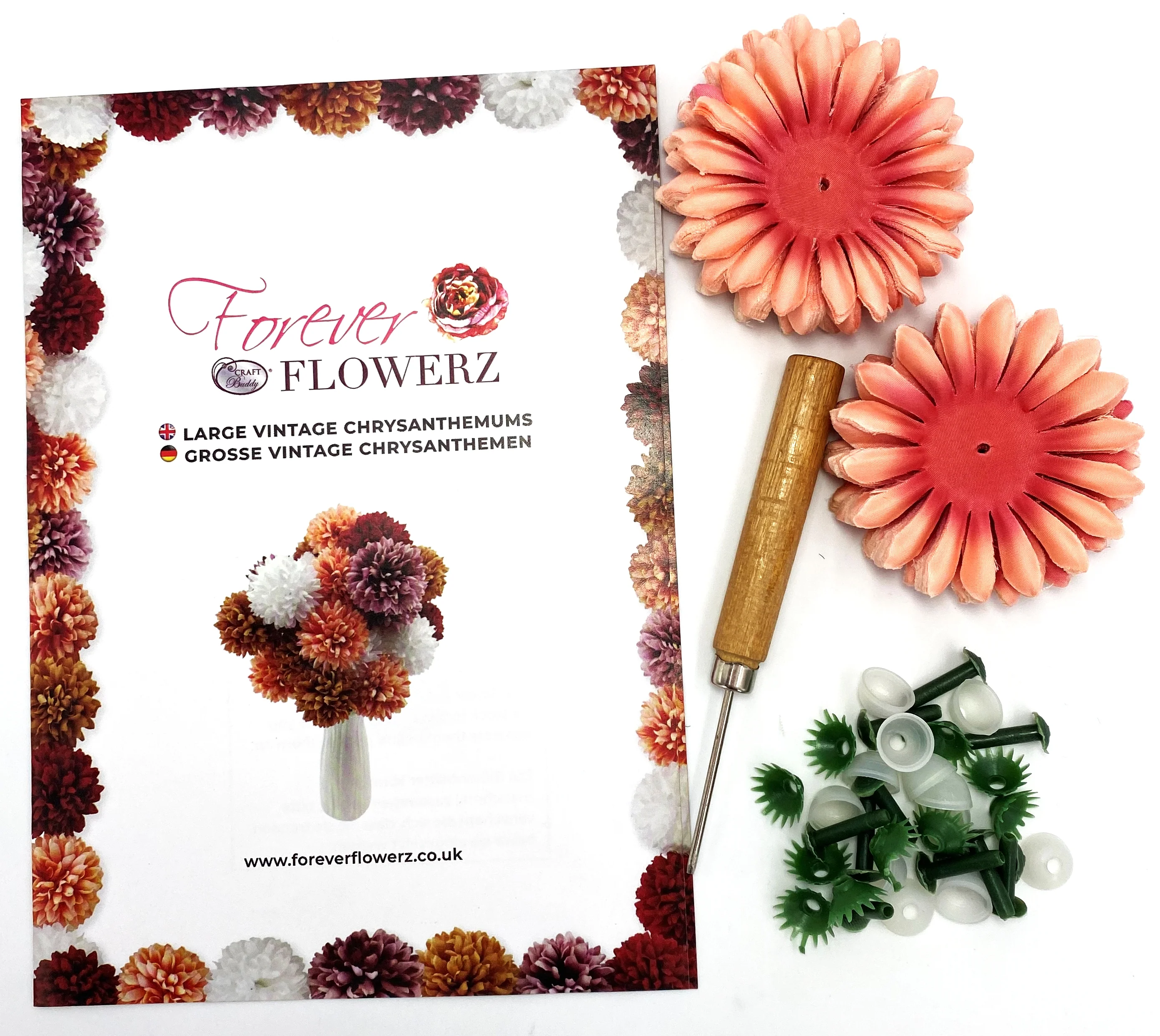 Forever Flowerz Large Chrysanthemums - Makes approx 10 Flowerz - Image 12