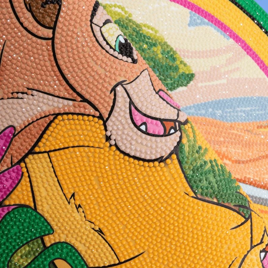 Lion King Disney Crystal Art Scroll Kit 40x50cm - Image 2