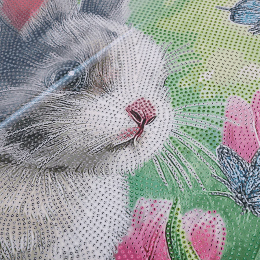 Little Rabbit Crystal Art Canvas Kit 40x50cm - Image 3