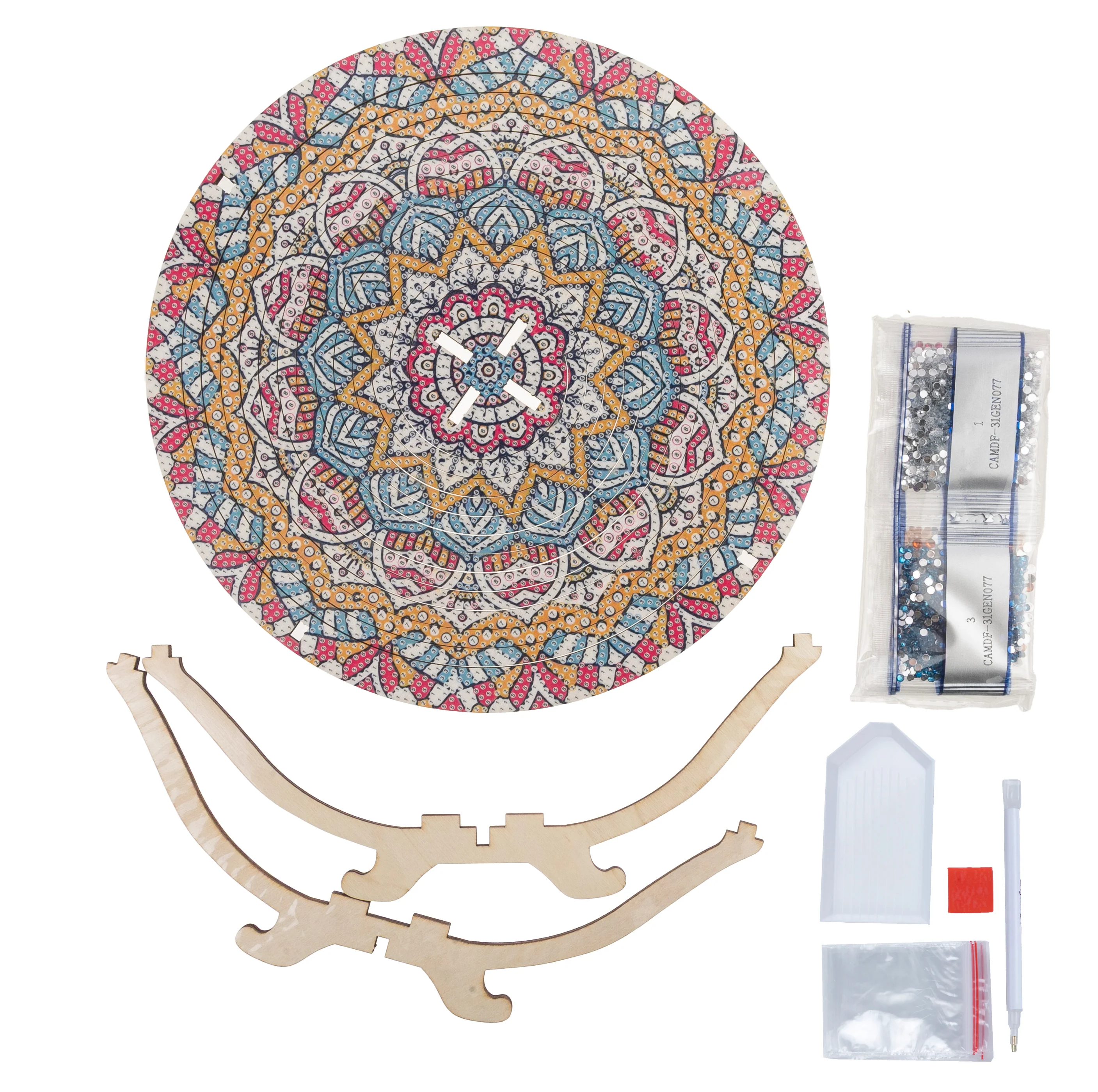 Mandala Flower Crystal Art Bowl Kit - Image 5