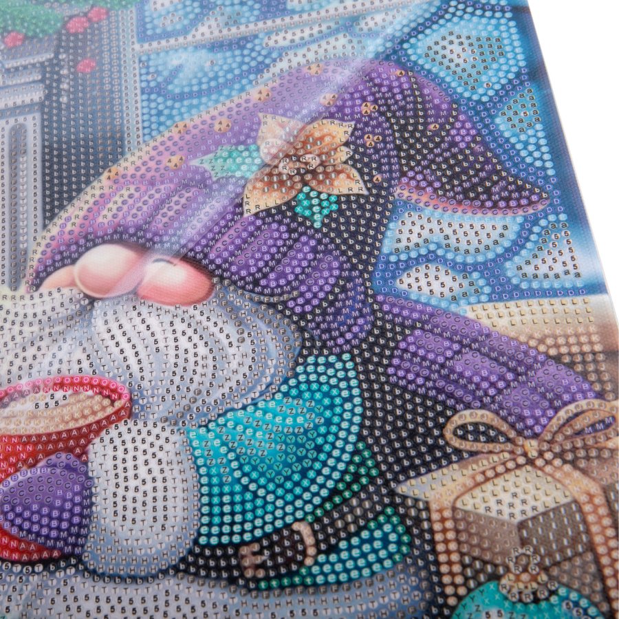 "Modern Christmas Set" Crystal Art Canvas Kit 35cmx45cm Set of 2 - Image 13