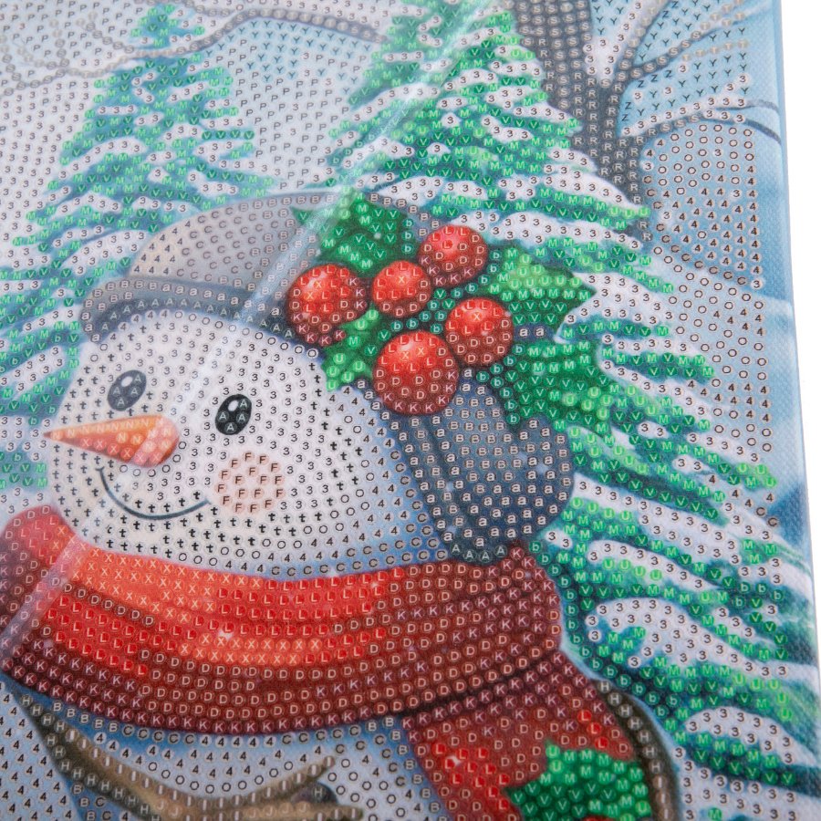 "Modern Christmas Set" Crystal Art Canvas Kit 35cmx45cm Set of 2 - Image 6