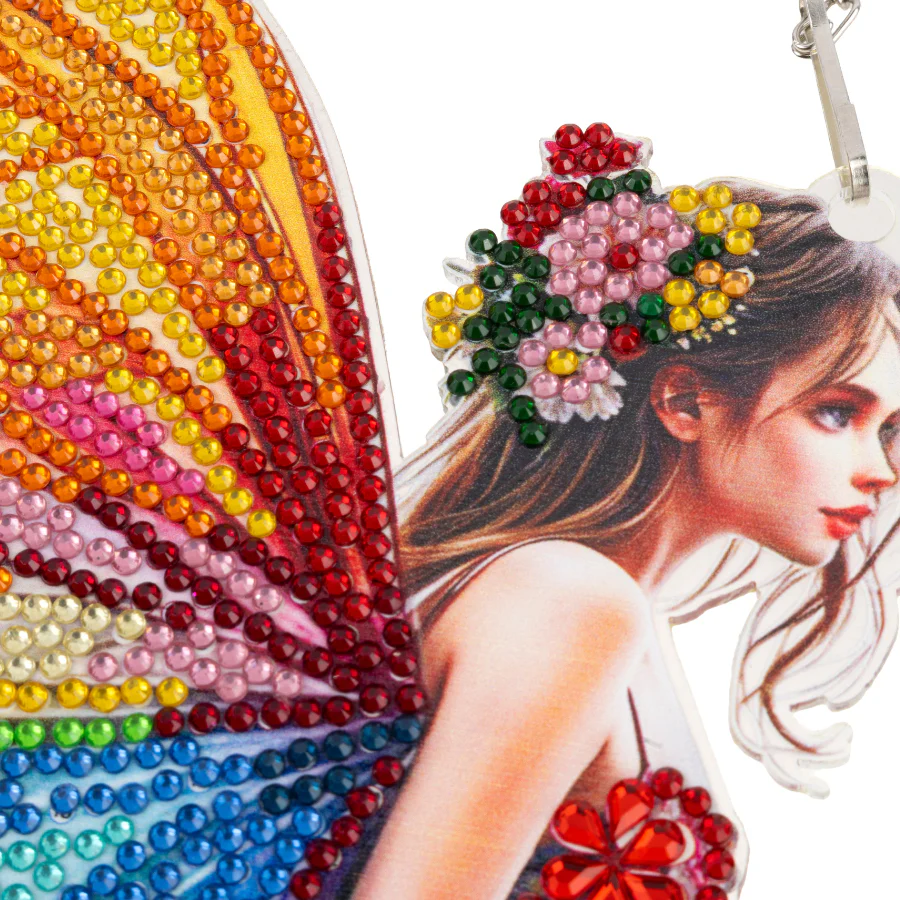 Moon Flower Fairy Crystal Art Hanging Decoration Kit - Image 3