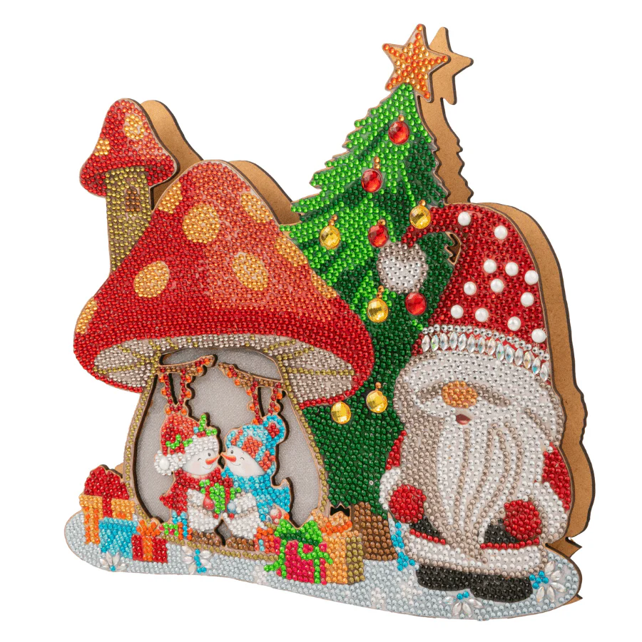 Mushroom House 3D Crystal Art LED Decoration Kit - Image 9