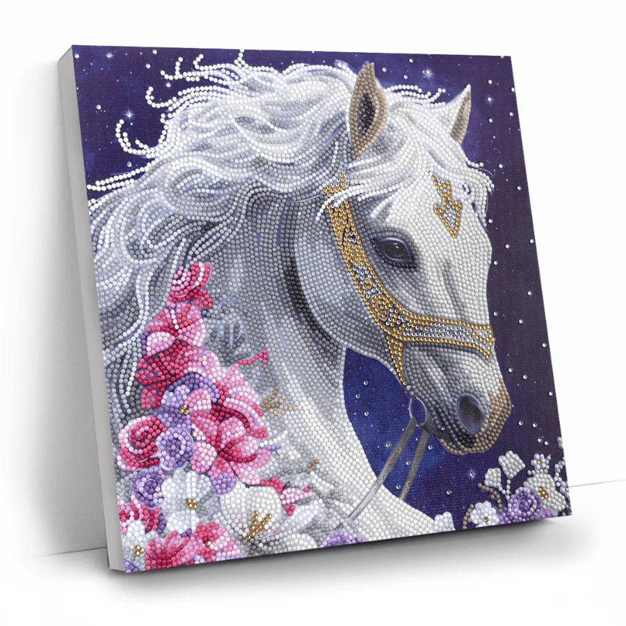 "Mystic Beauty" Crystal Art Canvas Kit 30x30cm - Image 7