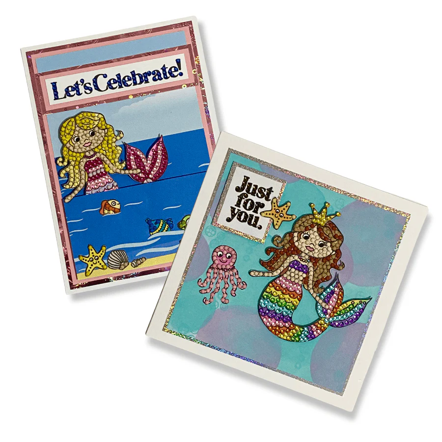 "Mythical Mermaid" Crystal Art A6 Stamp Set - Image 6
