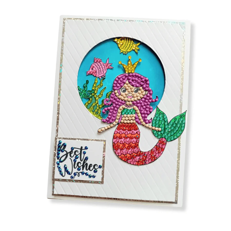 "Mythical Mermaid" Crystal Art A6 Stamp Set - Image 8