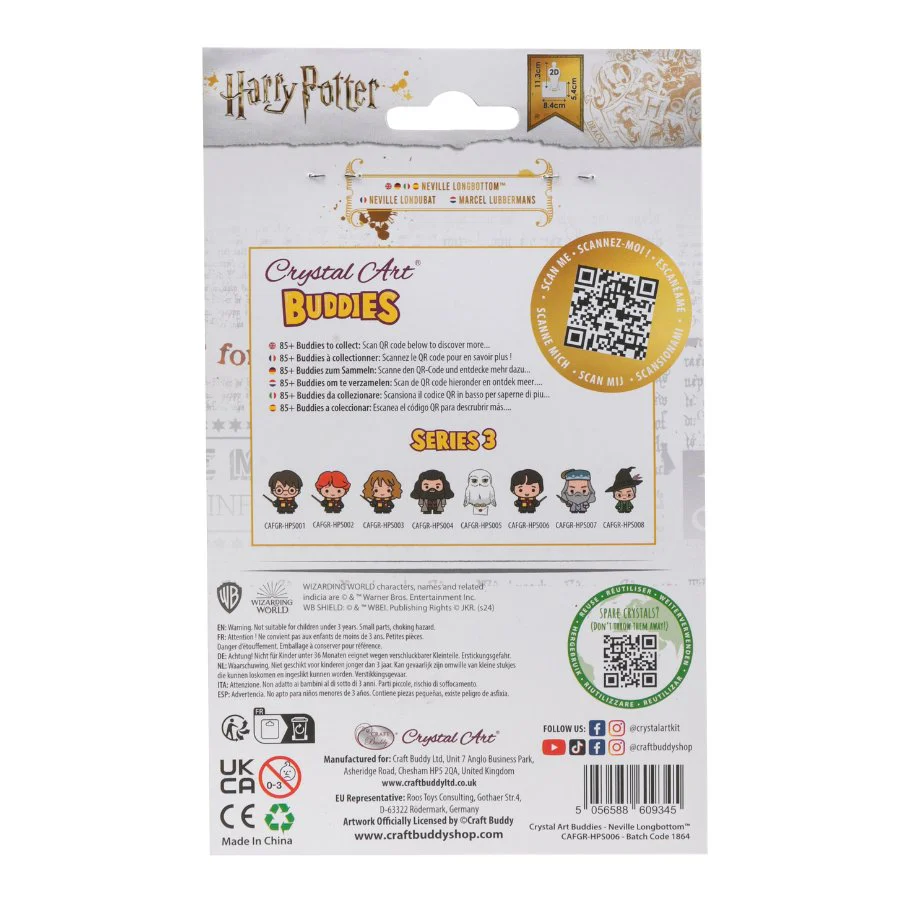 "Neville Longbottom" Crystal Art Buddies Harry Potter Series 3 - Image 6