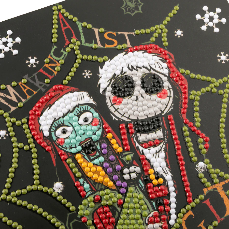 Nightmare Nutcrackers Crystal Art Card Kit 18x18cm - Image 2