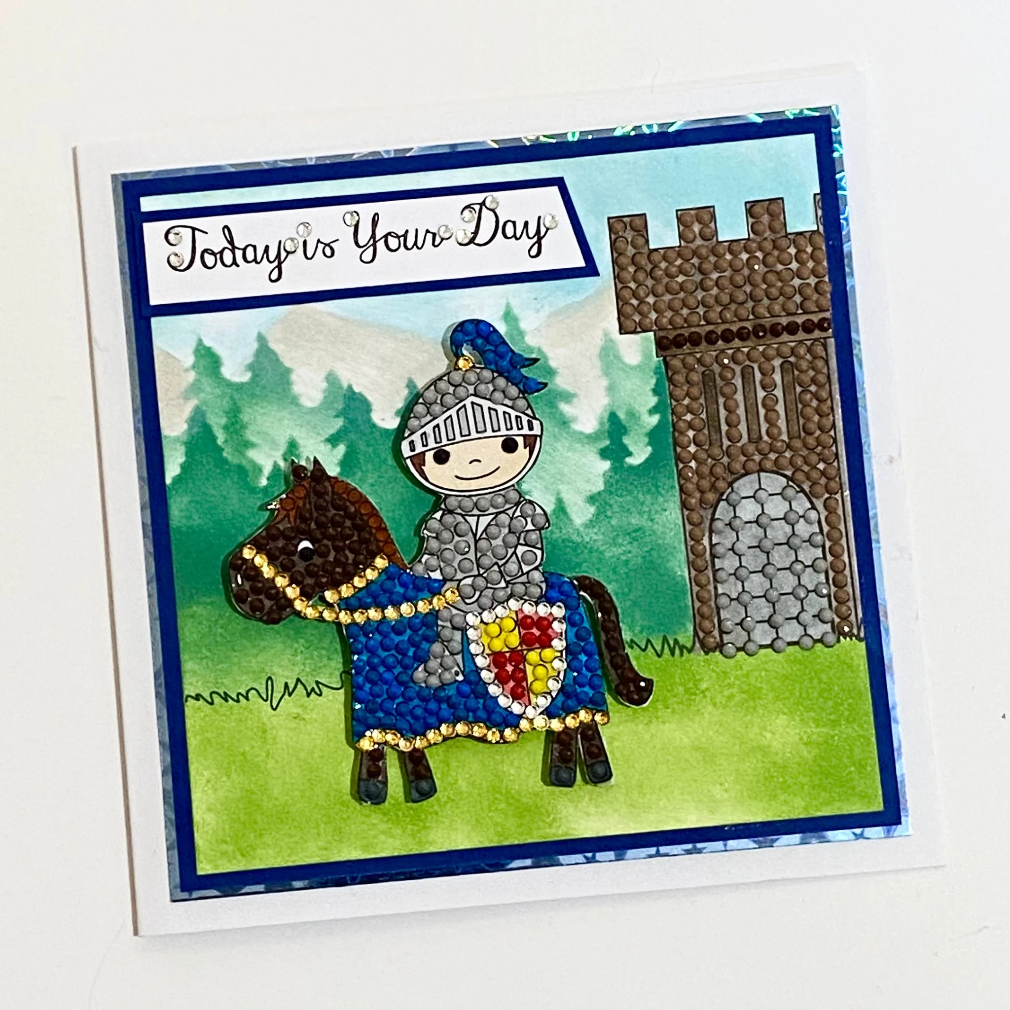 "Noble Knight" Crystal Art A6 Stamp Set - Image 7