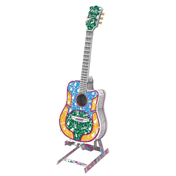 "Groovy Guitar" 3D Colour Me! Puzzle Kit - Image 4