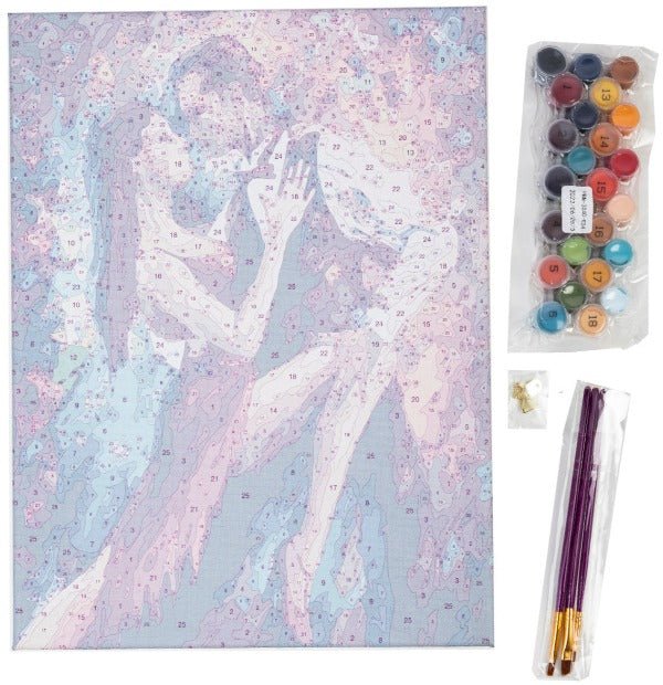 "Kiss Melody" by Leonid Afremov Paint by Numb3rs Framed Kit 30x40cm - Image 6