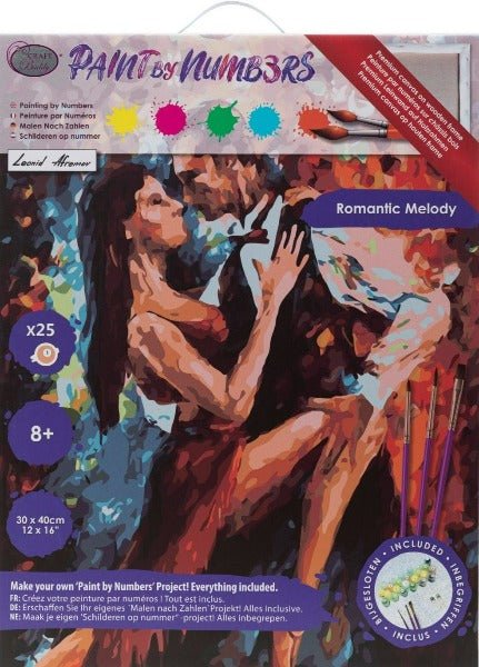 "Kiss Melody" by Leonid Afremov Paint by Numb3rs Framed Kit 30x40cm - Image 7