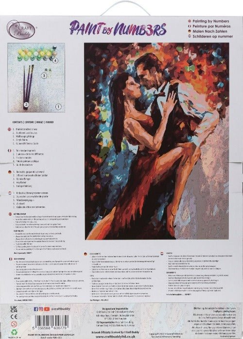 "Kiss Melody" by Leonid Afremov Paint by Numb3rs Framed Kit 30x40cm - Image 8