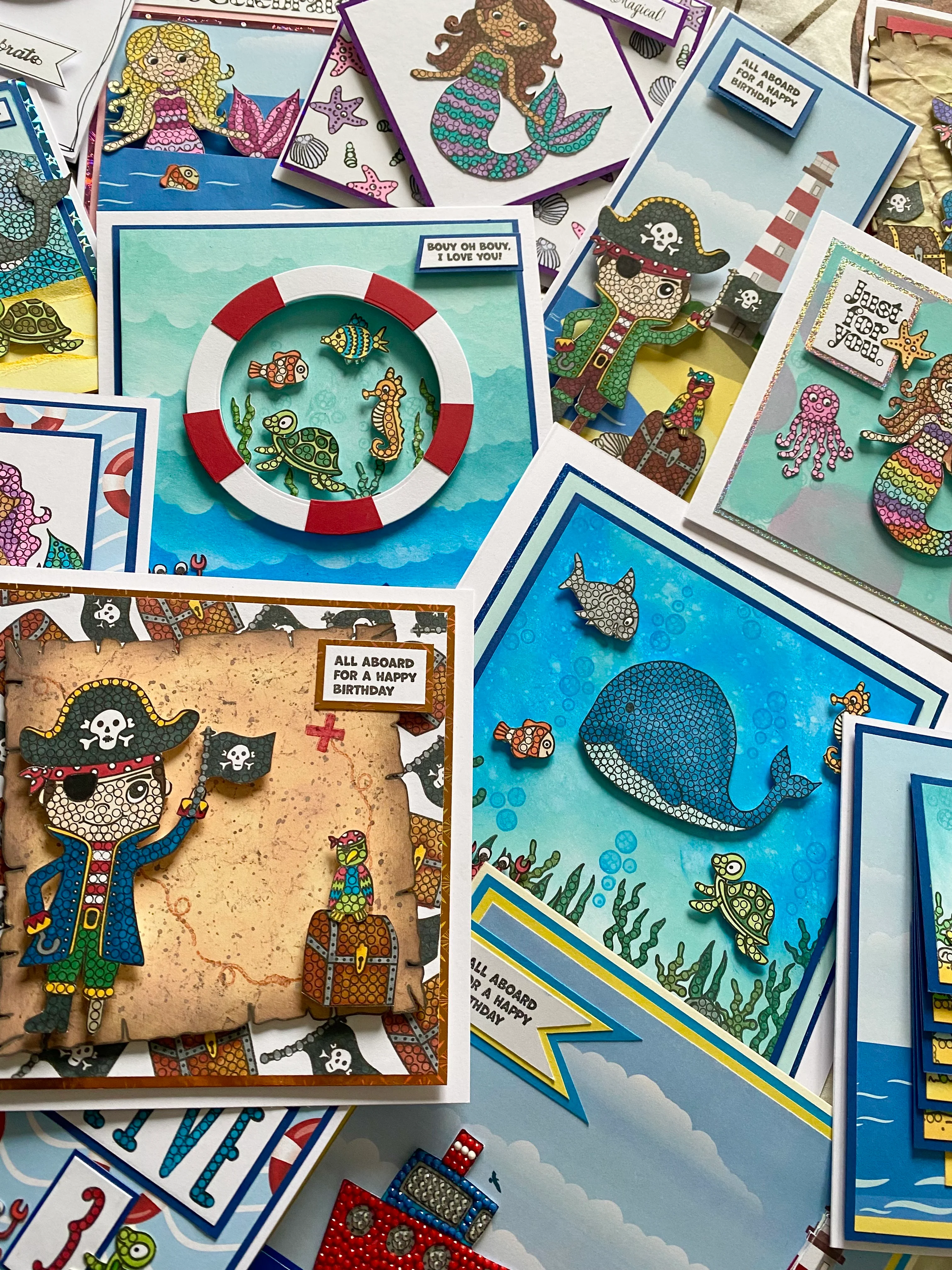"Pirate Adventure" Crystal Art A6 Stamp Set - Image 5