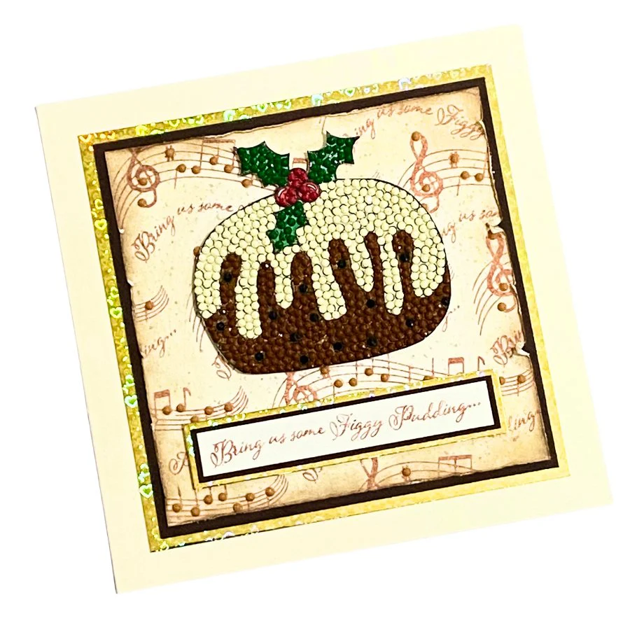 "Plum Pudding” Crystal Art A6 Stamp Set - Image 7