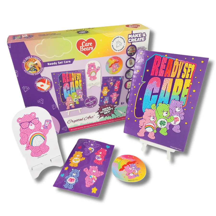 Ready Set Care Crystal Art Mega Activity Set Care Bears