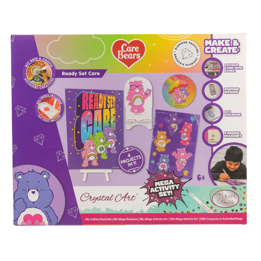 Ready Set Care Crystal Art Mega Activity Set Care Bears - Image 6