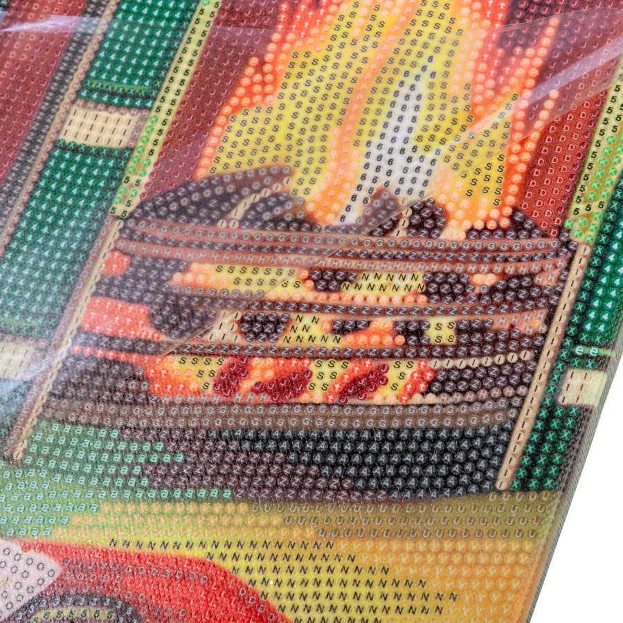 "Santa" Crystal Art Canvas Triptych Set of 3 - Image 6