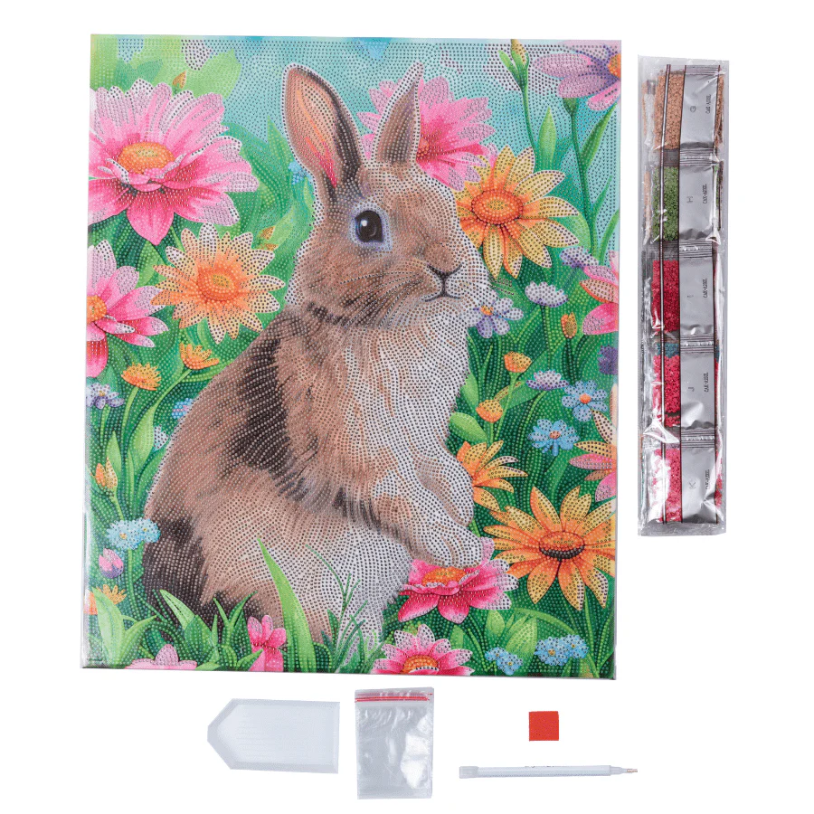 "Spring Awakening" Crystal Art Canvas Kit 40x50cm - Image 3