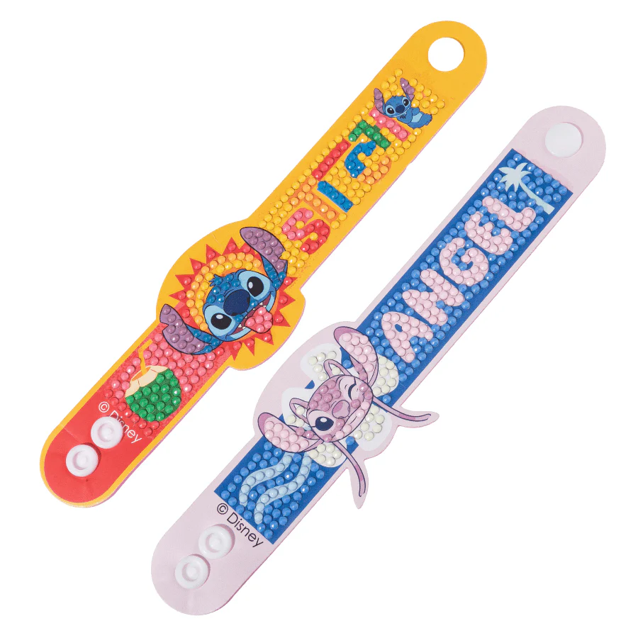 Stitch & Angel Crystal Art Friendship Bracelets Kit - Image 6