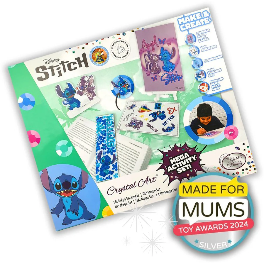 "Stitch" Crystal Art Mega Activity Set Disney - Image 8