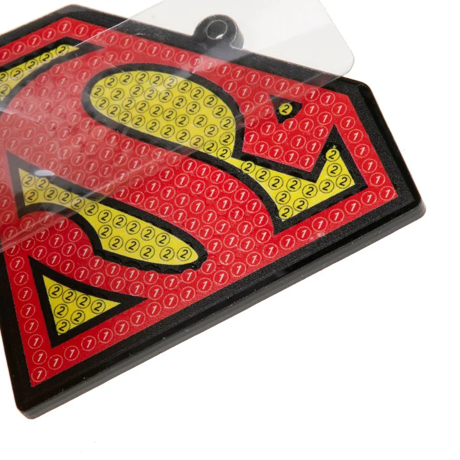 "Superman" Crystal Art Bag Charm Kit DC - Image 4