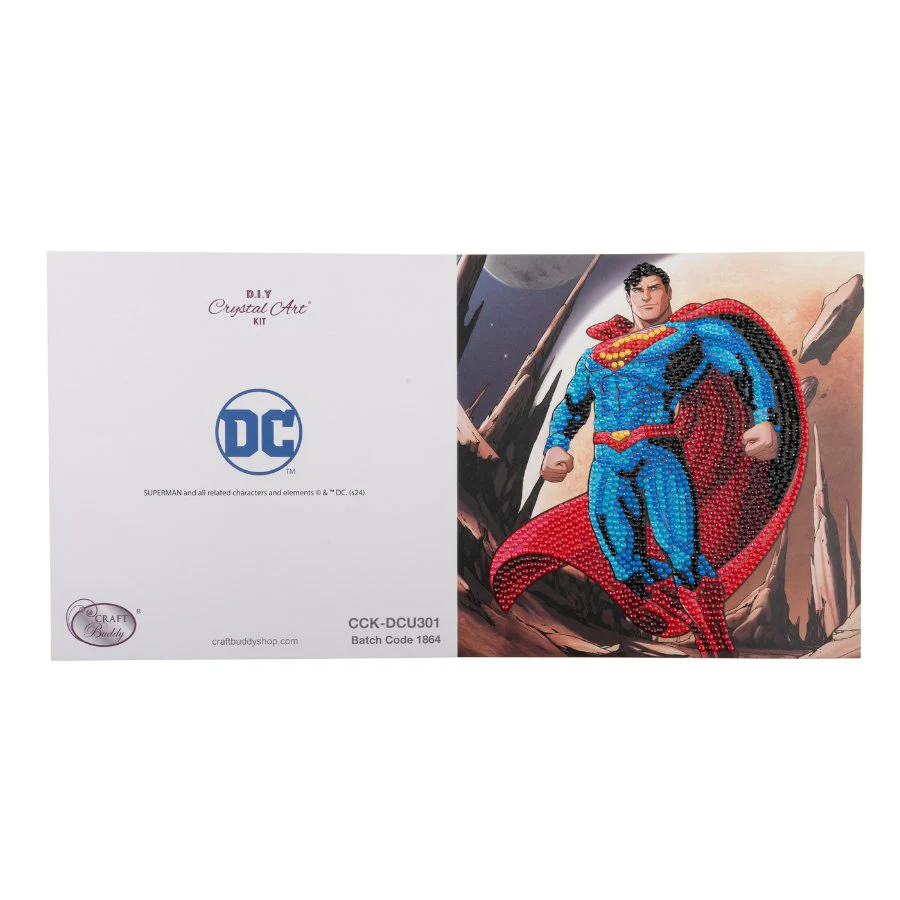 "Superman" DC Comics Crystal Art Card - Image 11