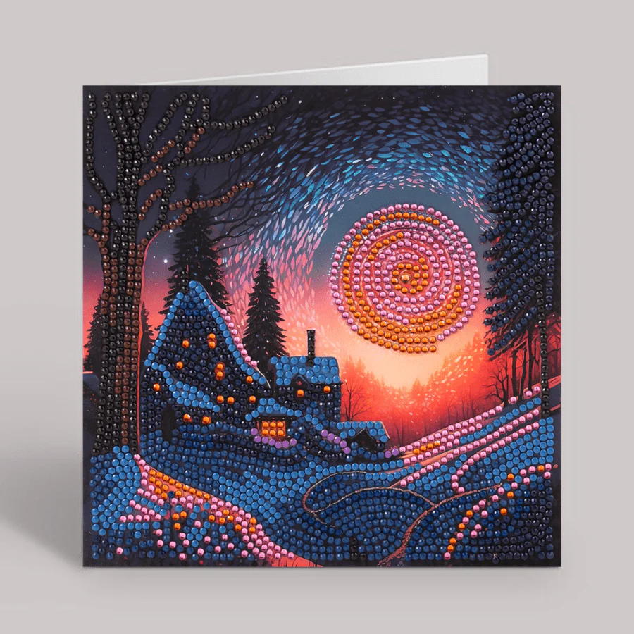 The 'Enchanted Collection' Set of 6 Crystal Art Cards - Image 9