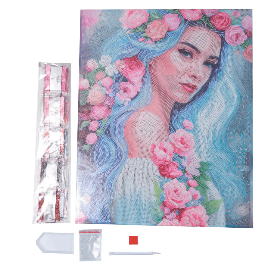 "The Lost Guardian" Crystal Art Canvas Kit 40x50cm - Image 3