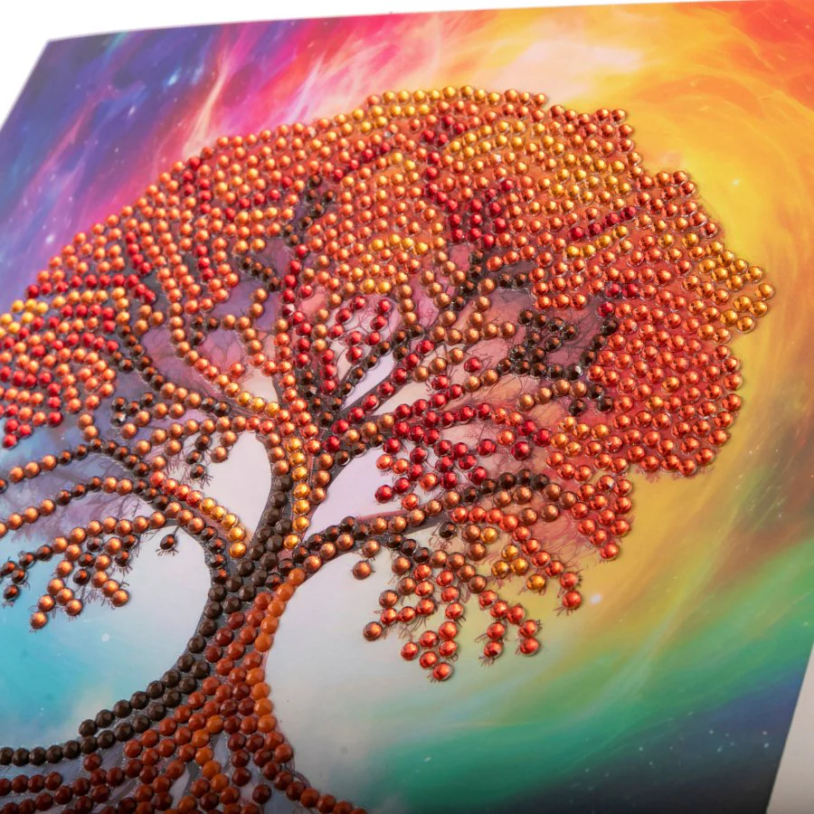 "Tree Of Life" Crystal Art Card 18x18cm - Image 4