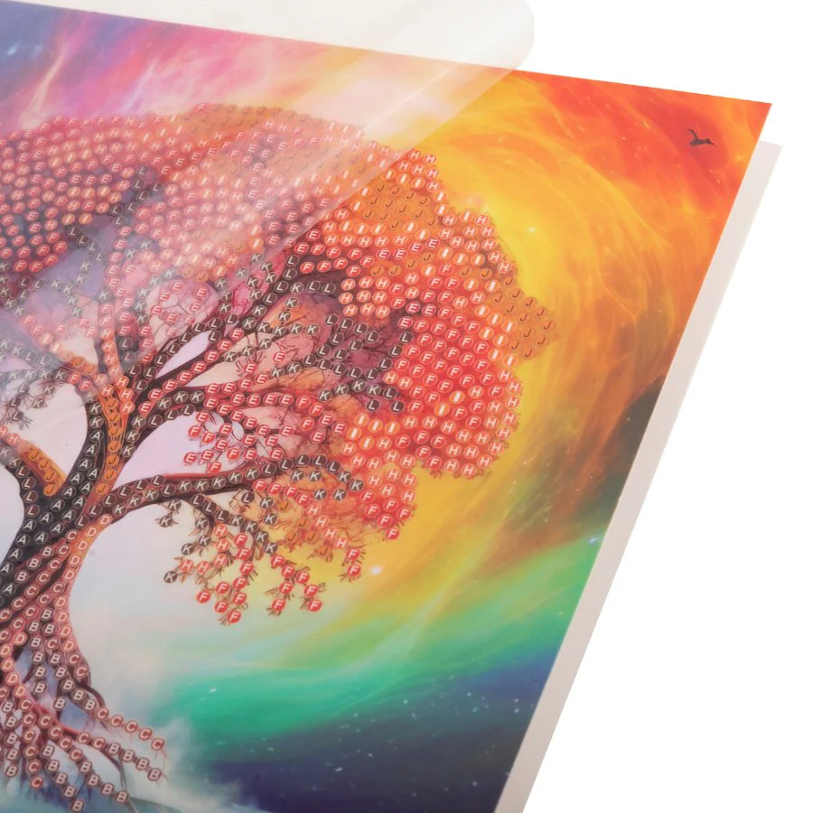 "Tree Of Life" Crystal Art Card 18x18cm - Image 5