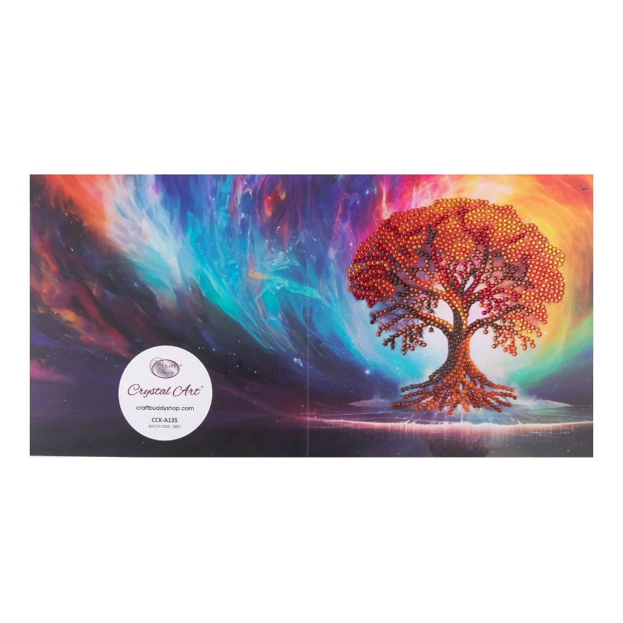 "Tree Of Life" Crystal Art Card 18x18cm - Image 6