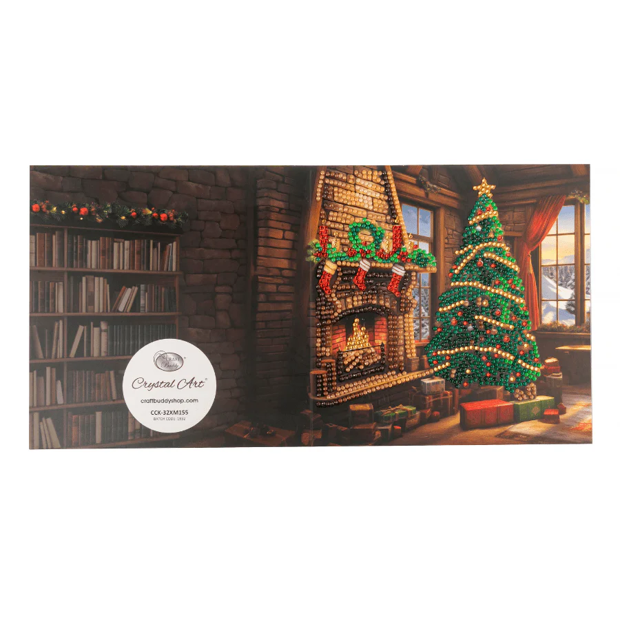 Winter Warmth Crystal Art Card Kit 18x18cm - Image 5