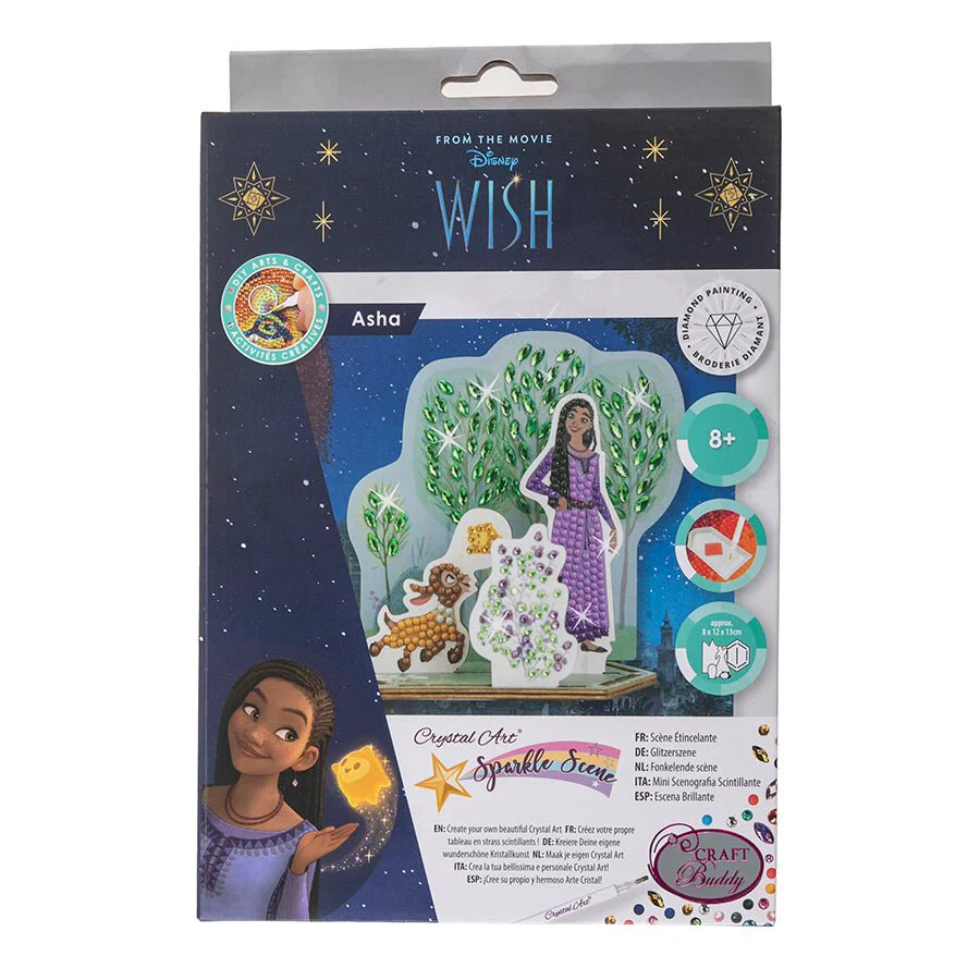 "Wish" Crystal Art Sparkle Scene - Image 5