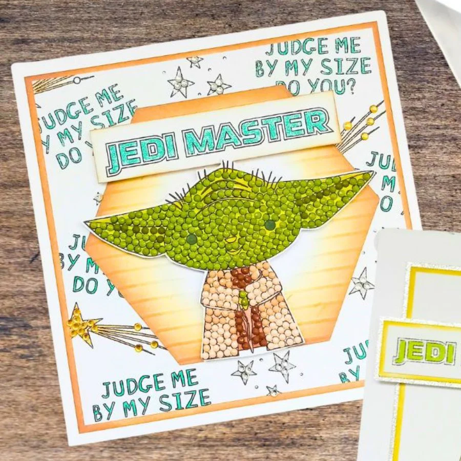 "Yoda" Crystal Art A6 Stamp Set - Image 4